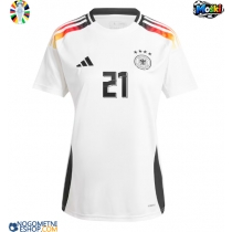 Moški Nogometni dresi Nemčija Ilkay Gundogan #21 Domači EP 2024 Kratek Rokav